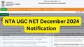 NTA UGC NET December 2024 Notification Expected Soon; Check Details and Steps to Apply