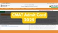 CMAT Admit Card 2025 to be Released Today on exams.nta.ac.in: Check Details and Steps to Download