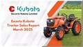 Escorts Kubota Records 15% Growth in Tractor Sales for March 2025