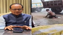 Video Shows Maharashtra Farmer’s Desperate Struggle to Save Crops from Rain; Agriculture Minister Shivraj Chouhan Promises Support