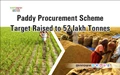 Paddy Procurement Scheme Target Raised to 52 lakh Tonnes