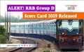 RRB Group D Score Card 2019: Check Final Answer Keys, Raw Scores Here