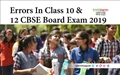CBSE Class 10 & 12 Board Exams 2019:  Errors, Misprinting & Out of Syllabus Questions Reported by Students