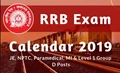 Railway Latest Update! RRB Exam Calendar 2019-2020; Exam Dates for RRB NTPC, Level 1 Group D, Je & Other Posts with Important Details