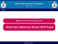 Odisha OJEE Seat Allotment Result 2019 for 1st round to be Released Today; Check Scores & Important Note for Students