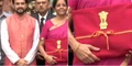 Nirmala Sitharaman Carries Budget 2019 in Red Cloth Instead of Briefcase Breaking Years of Tradition