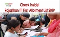 Rajasthan ITI First Allotment list 2019 Released; Eligible Candidates Must Do This after Clearing the Exam