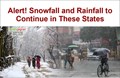 Weather Today: Temperature Dips Across North India, Rainfall and Snowfall to Continue in Many States