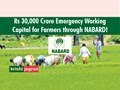 Atmanirbhar Bharat Abhiyan Package: Rs 30,000 crore Additional Emergency Working Capital for Farmers through NABARD