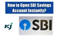 How to Open SBI Savings Account instantly using PAN, Aadhaar? Know Details