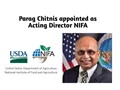 Indian-American Scientist Dr. Parag Chitnis Appointed as Acting Director of National Institute of Food & Agriculture