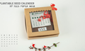 Plantable Seed Calendars 2021