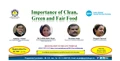 Importance of Clean, Green and Fair Food