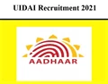 UIDAI Recruitment 2021: Apply For Various Posts Before 26th November