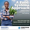 A Food Systems Approach: Setting the table to address Agriculture’s Triple Challenge