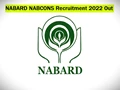 NABARD Recruitment 2022 Out: Apply For Various Positions At NABCONS; Get Salary Up to Rs 1.45 Lakhs Per Month