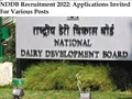 NDDB Recruitment 2022: Here’s A Big Opportunity! Apply For Various Posts & Get Salary Up to Rs. 56,100