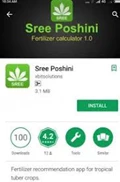 Mobile App `Sree Poshini` for Tuber Crops Developed by CTCRI