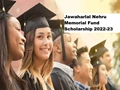 Jawaharlal Nehru Memorial Fund Scholarship 2022-23: Apply Before 31st May & Get Financial Assistance For Further Studies