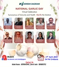 Virtual Celebration of National Garlic Day