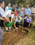 Tree plantation drive at Rajghat and Smritisthal