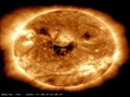 NASA Captures ‘Smiley Face’ of Sun