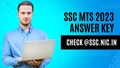 SSC MTS 2023 Answer Key Announced @ssc.nic.in