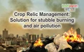 Crop Relic Management: Solution for stubble burning and air  pollution