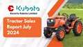 Escorts Kubota Limited Tractor Sales Rise 3.6% in July 2024